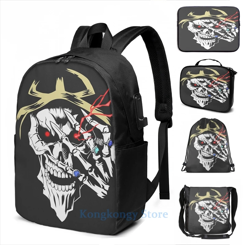 Забавный школьный рюкзак Momonga Overlord(2) с графическим принтом для мужчин и женщин