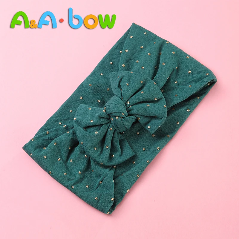 Diadema para beb&eacute; reci&eacute;n nacido, accesorios para el cabello, turbante de 18 colores, 1 unidad-0