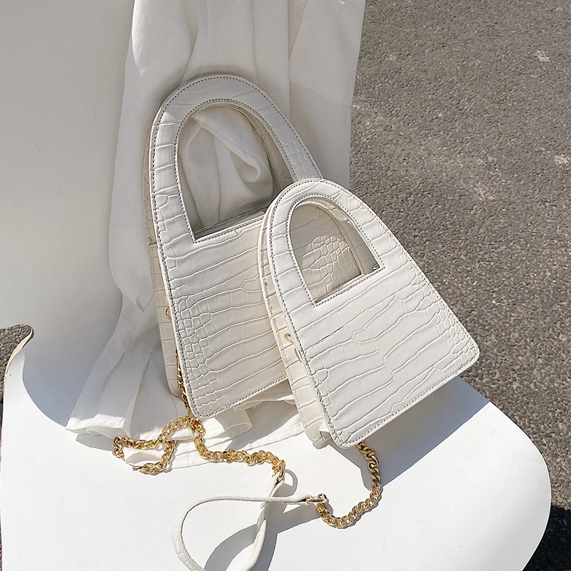 Маленькие сумки через плечо из искусственной кожи с каменным узором для женщин