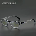Многофокальные прогрессивные очки для чтения CRIXALIS, женские очки с пружинным шарниром и диоптриями, мужские очки с блокировкой сисветильник, 2,5 x синие