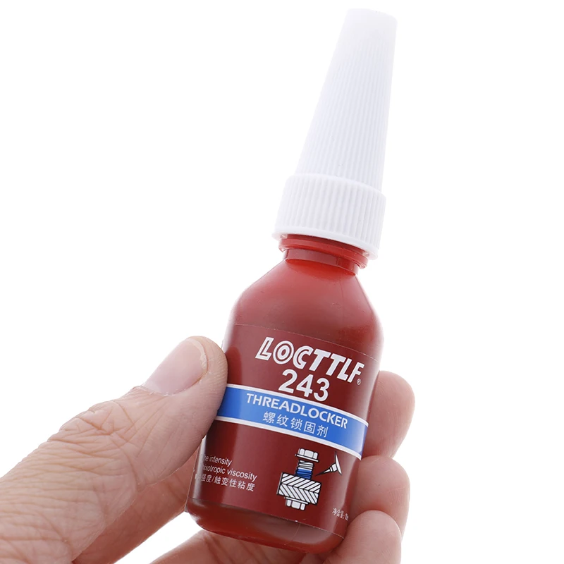 

Hot! High Quality 10ml New Screw Glue Thread Locking Agent Anaerobic Adhesive 243 Glue 10ml Oil Resistance Fast Curing NEW