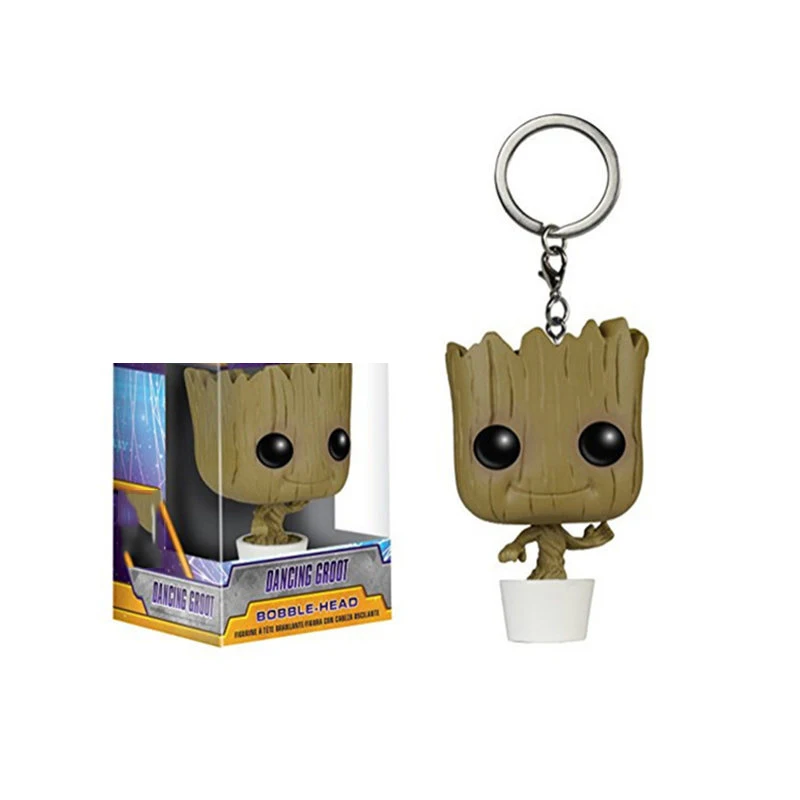 Funko стражи галактики 2 rocket star lord дерево брелок игрушка фигурка Коллекционная
