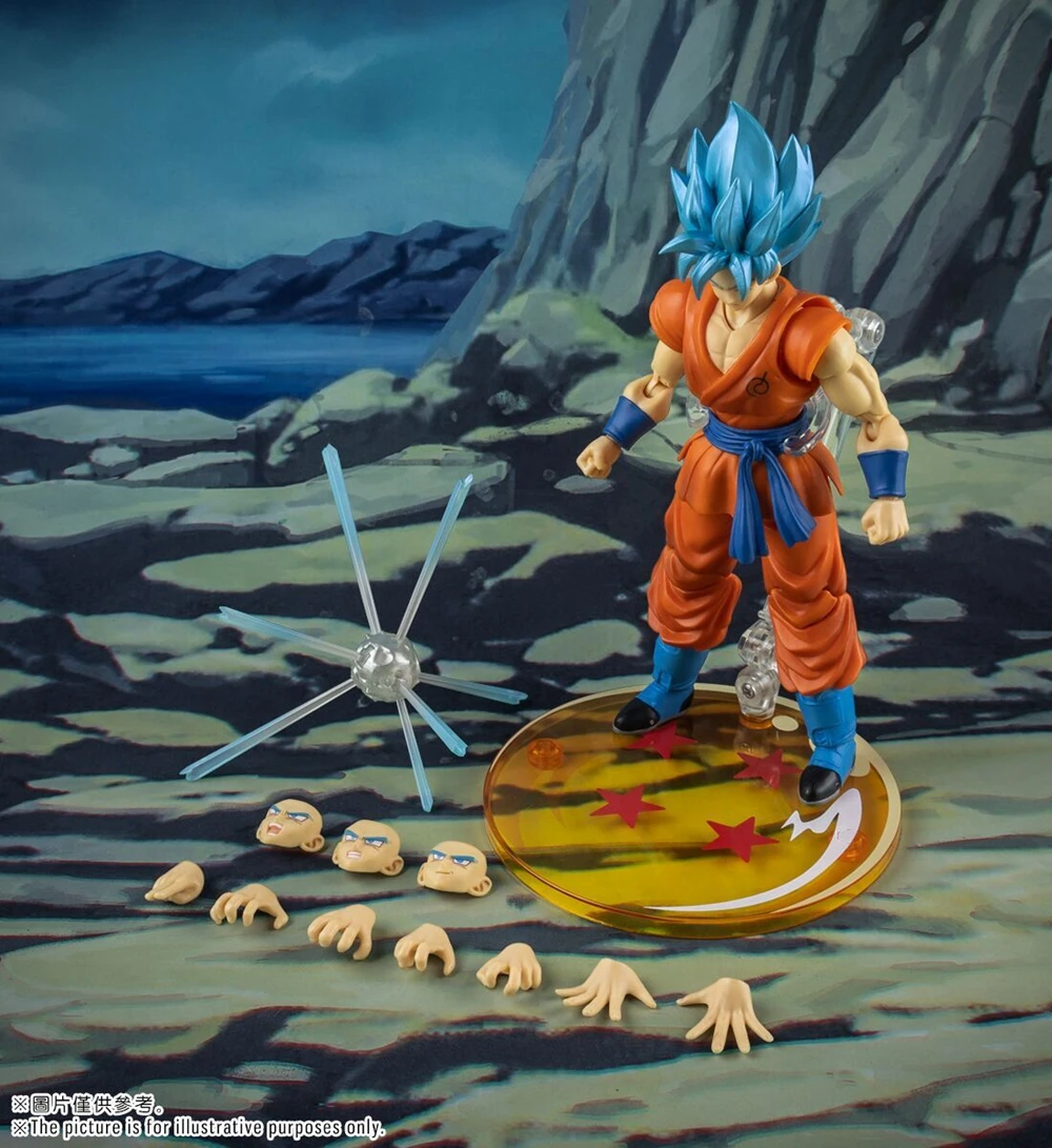 Экшн фигурка из ПВХ противоатакующая к Weiss SSJ God Wukong Goku Игрушечная модель|Игровые
