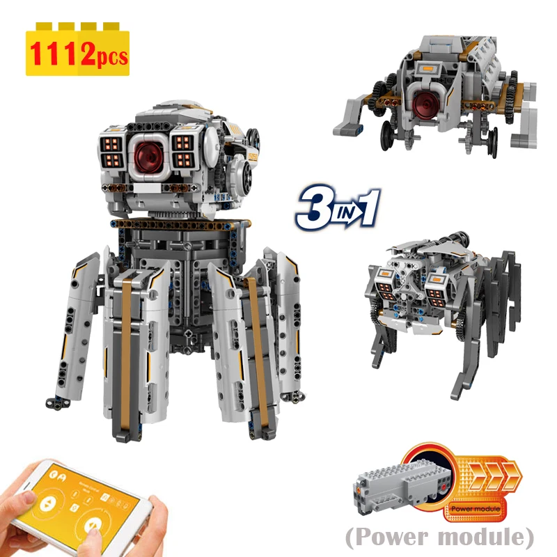 

Mould King RC 3in1 Uranus Heka Technical Building Block Model MOC Idea Enlighten Brick 1112pcs Christmas Toys for Children