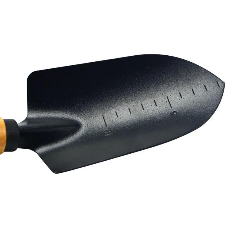 Новинка 2020 садовая лопата из углеродного материала с деревянной ручкой для