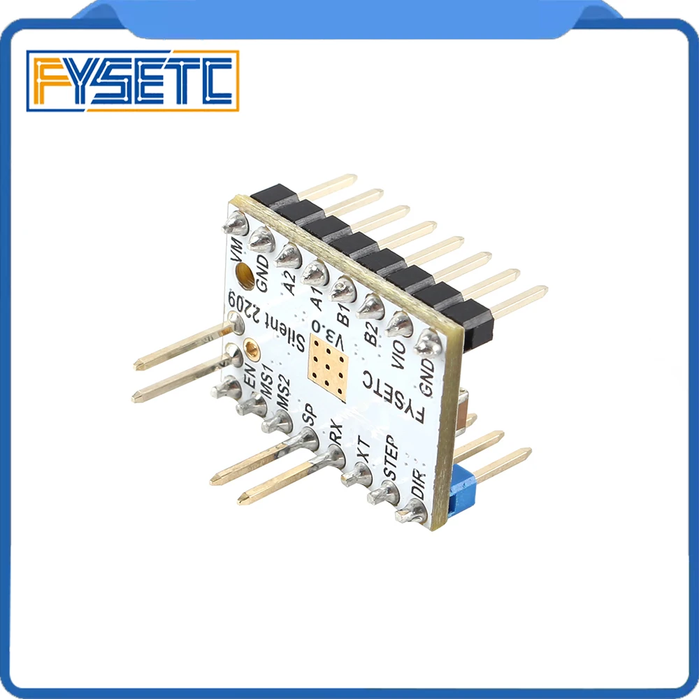 Последний TMC2209 v2.0 3d принтер части Драйвер шагового двигателя Stepsticks немой драйвер 256 микроступеней ток 2.8A пик VS TMC2208