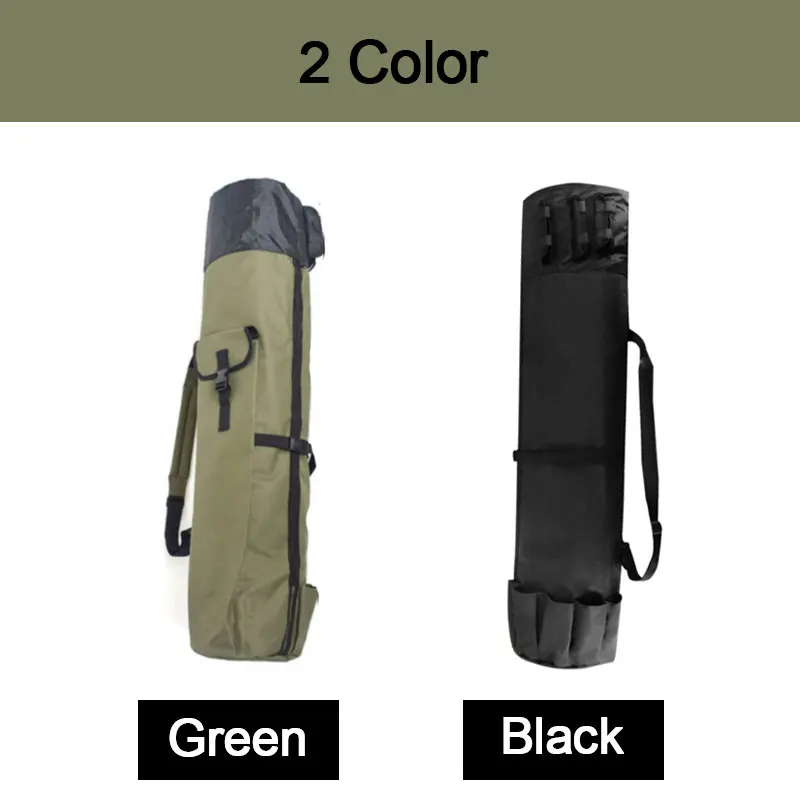 Portable Fishing Rod Bag, Reel Carrier Organizer Durable Folding Oxford Fabric Tackle Carry Case Bag Waterproof Fishing Rod Case enlarge
