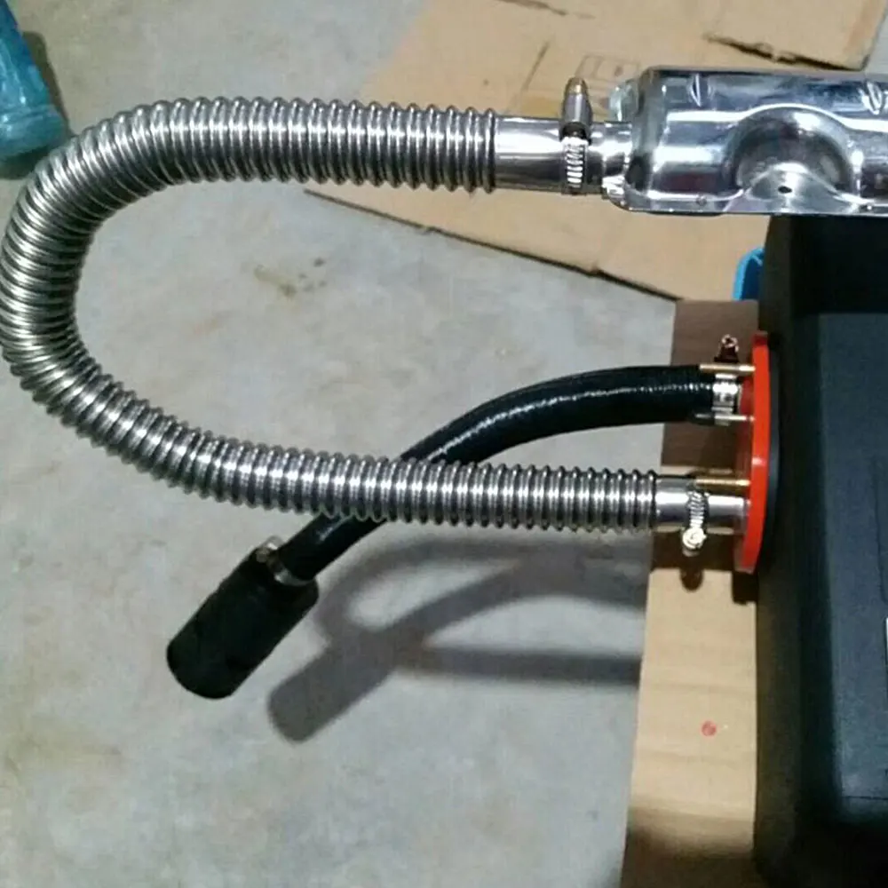 120 см выхлопная труба из нержавеющей стали для автомобиля шланг вентиляционного