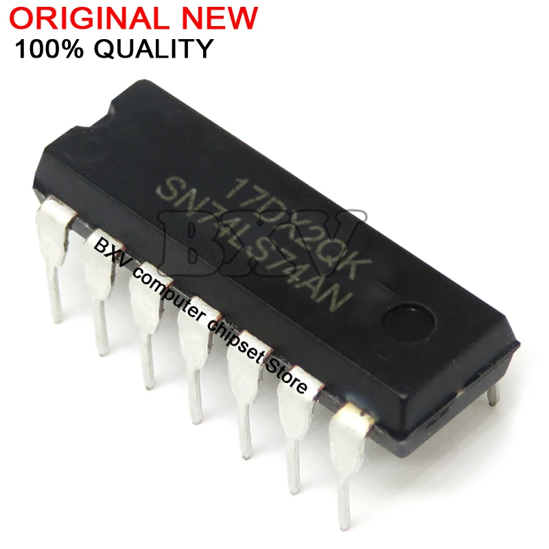10 шт. HD74LS74AP DIP14 HD74LS74 DIP SN74LS74AN DIP-14 74LS74 SN74LS74N HD74LS74P новый оригинальный IC