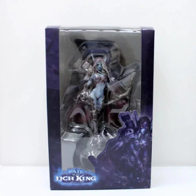 Sylvanas Темный Traxex Windrunner стрельба из лука королева ПВХ Аниме Фигурка модель, подарок для детей 14 см