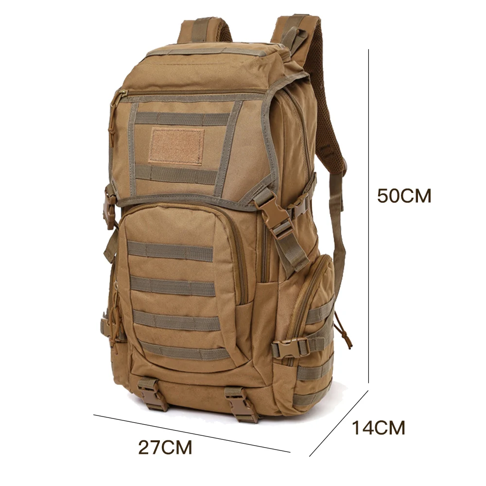 

50L Nylon Waterproof Tactical Backpack Trekking Fishing Hunting Bag Outdoor Military Rucksacks Sports Camping Hiking Bags