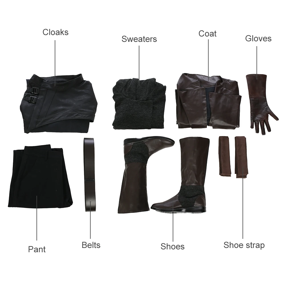 Люк Косплей Хэллоуин костюм для мужчин Взрослый последний джедай Skywalker полный
