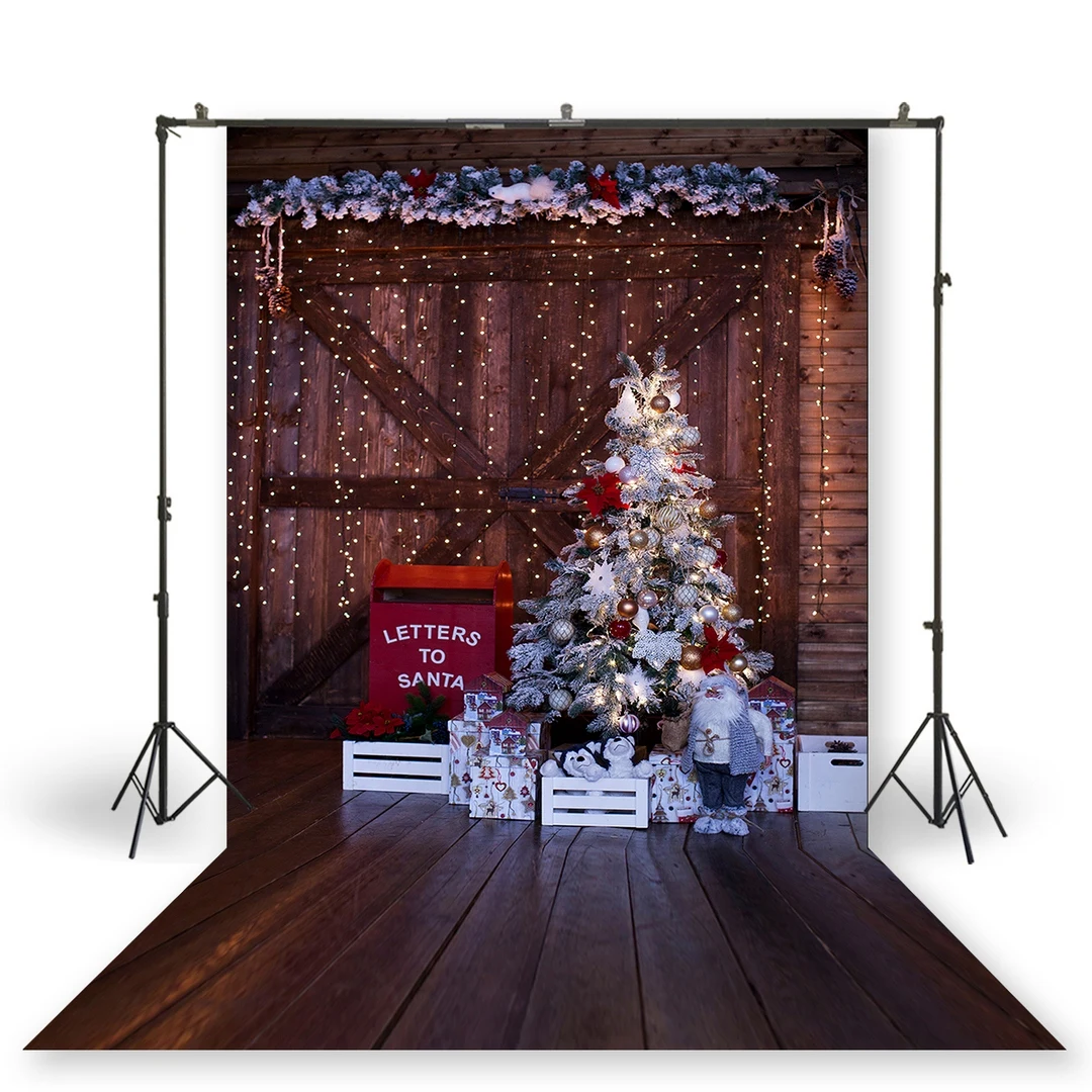 

HUAYI Photography Backdrops Christmas Day Celebration Party Decor Photo Background Christmas Holiday Family Backdrop XT-7742