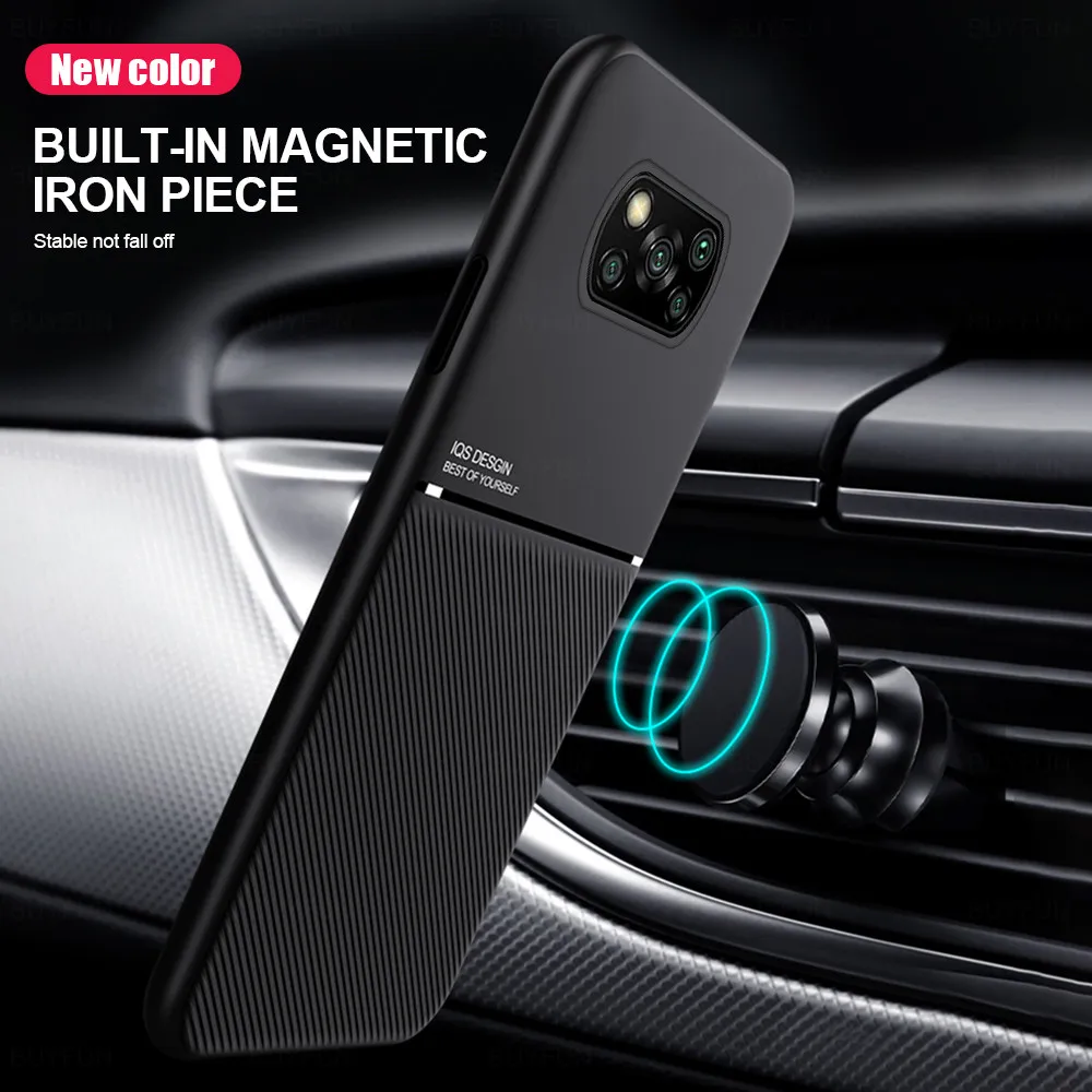 leather car magnetic holder phone covers case for pocophone poko poxo little poco x 3 x4 pro 5g x3 nfc pocox3 shockproof coque free global shipping