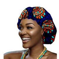 african bonnets for women african pattern print fabric ankara bonnets night sleep hat turban satin lined print ankara a20h006
