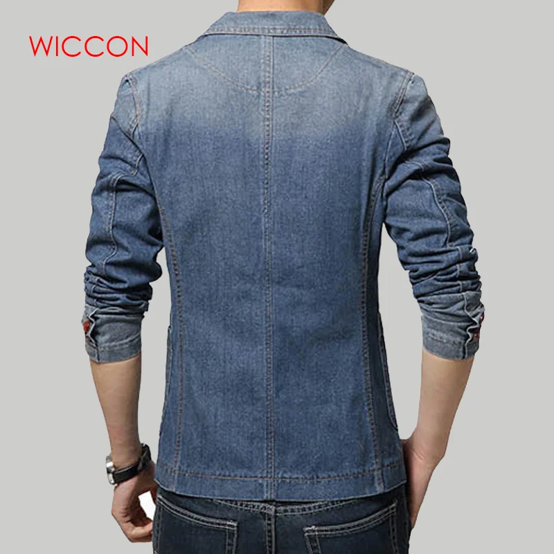 Новинка осени 2020 модный брендовый Мужской Блейзер мужские трендовые джинсовые