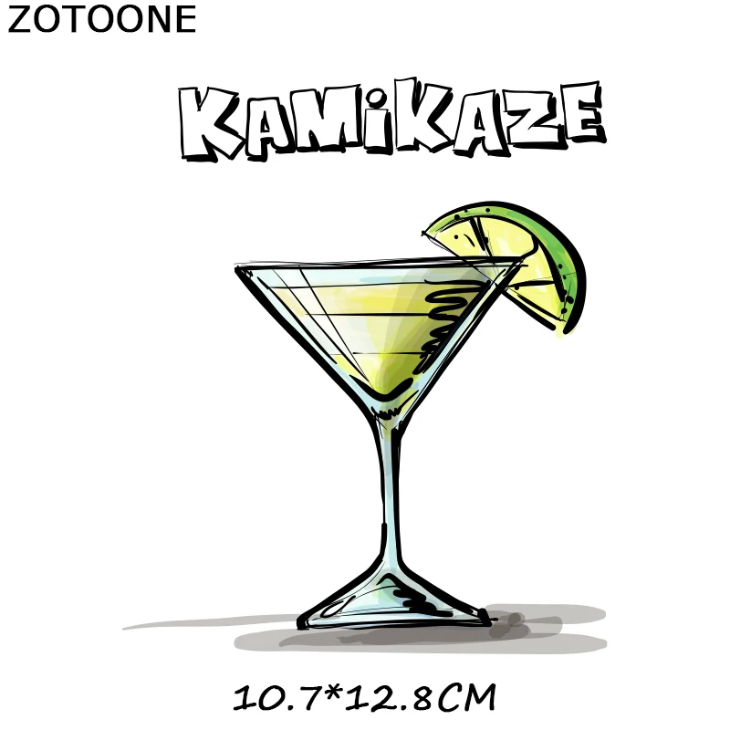 Патчи для лимонного напитка ZOTOONE милые наклейки детей утюжок переодевания одежды