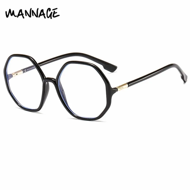 Модная прозрачная оправа для очков креативные многоугольные очки винтажные