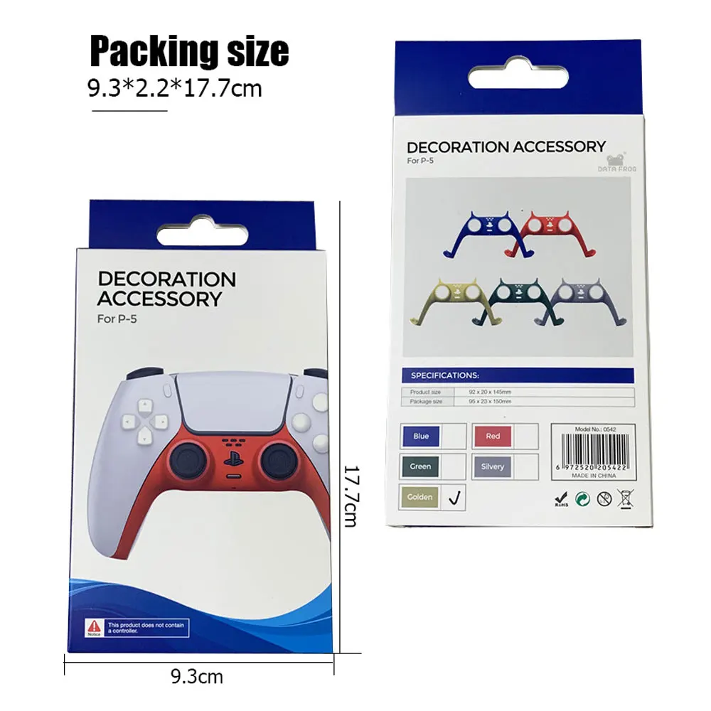 

PS5 Game Handle Decoration Strip, ps5 Controller Handle Accessories Decoration Board