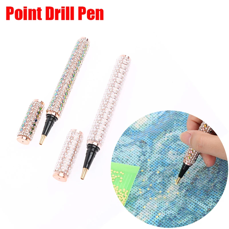 

Инструмент для алмазной живописи 5D, точечная бурильная ручка с металлической точкой, бурильная головка, аксессуары для алмазной вышивки кв...