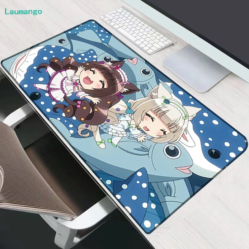 

Catgirl Paradise Large Mause Pad Anime Mat Computer Desk Accessories Cs Go Kawaii Mouse Pad Xl Table Pads Mousepad Gamer Carpet