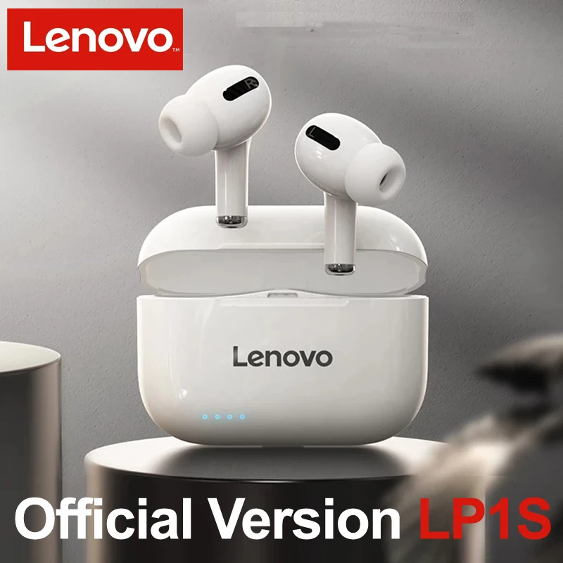 TWS-наушники Lenovo LP1S с поддержкой Bluetooth и микрофоном | Электроника