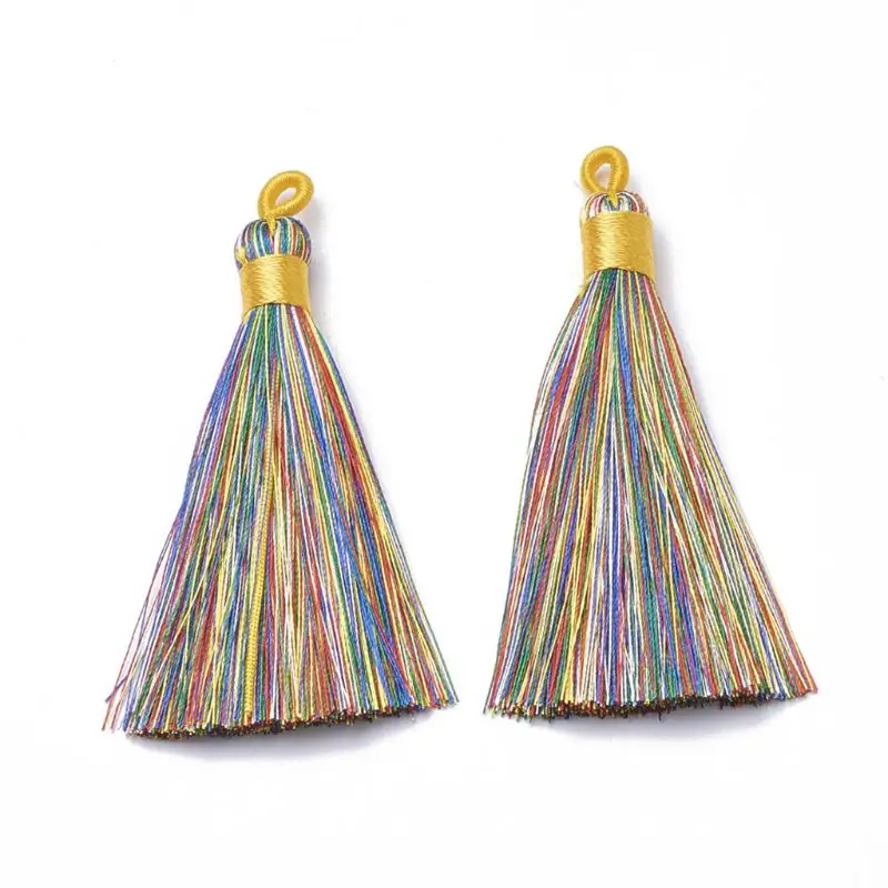 

Color Tassel Pendant Assorted Colors Long Tassel Handcraft Jewelry Accessories