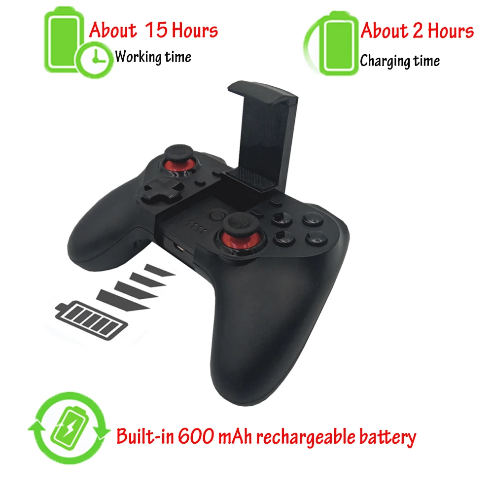 Bluetooth-геймпад контроллер 2,4G, джойстик для Android и ISO, планшетофон PS3 TV BOX, держатель для игровой консоли, беспроводной джойстик (art.: 3920befcab48a) - 3920befcab48a