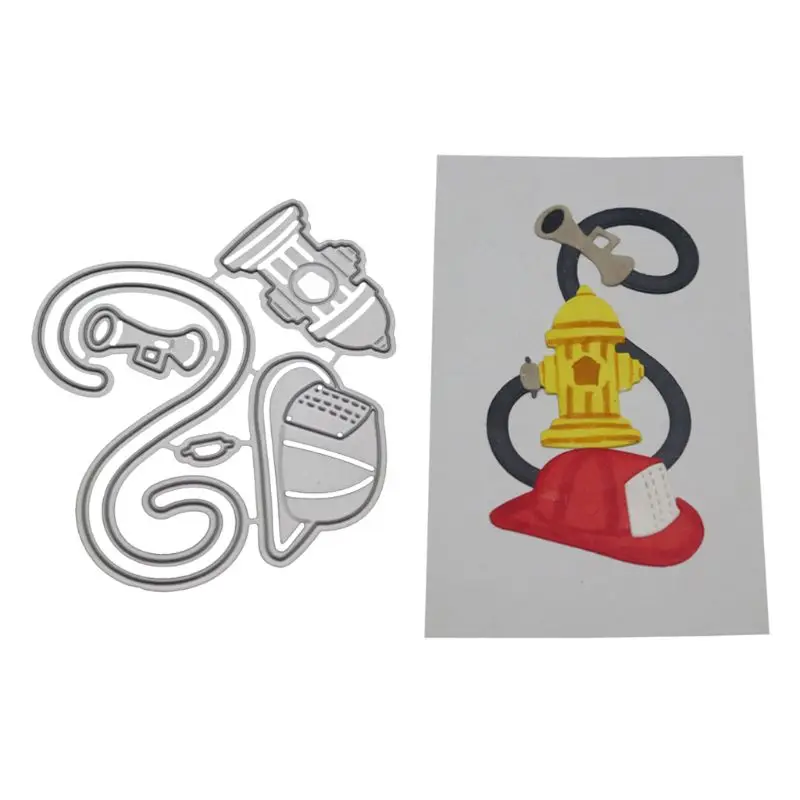 Огненный колпачок для резки металла Трафаретный Скрапбукинг DIY штамп альбомов