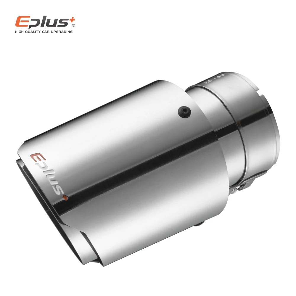 Наконечник глушителя EPLUS из нержавеющей стали для автомобиля универсальная