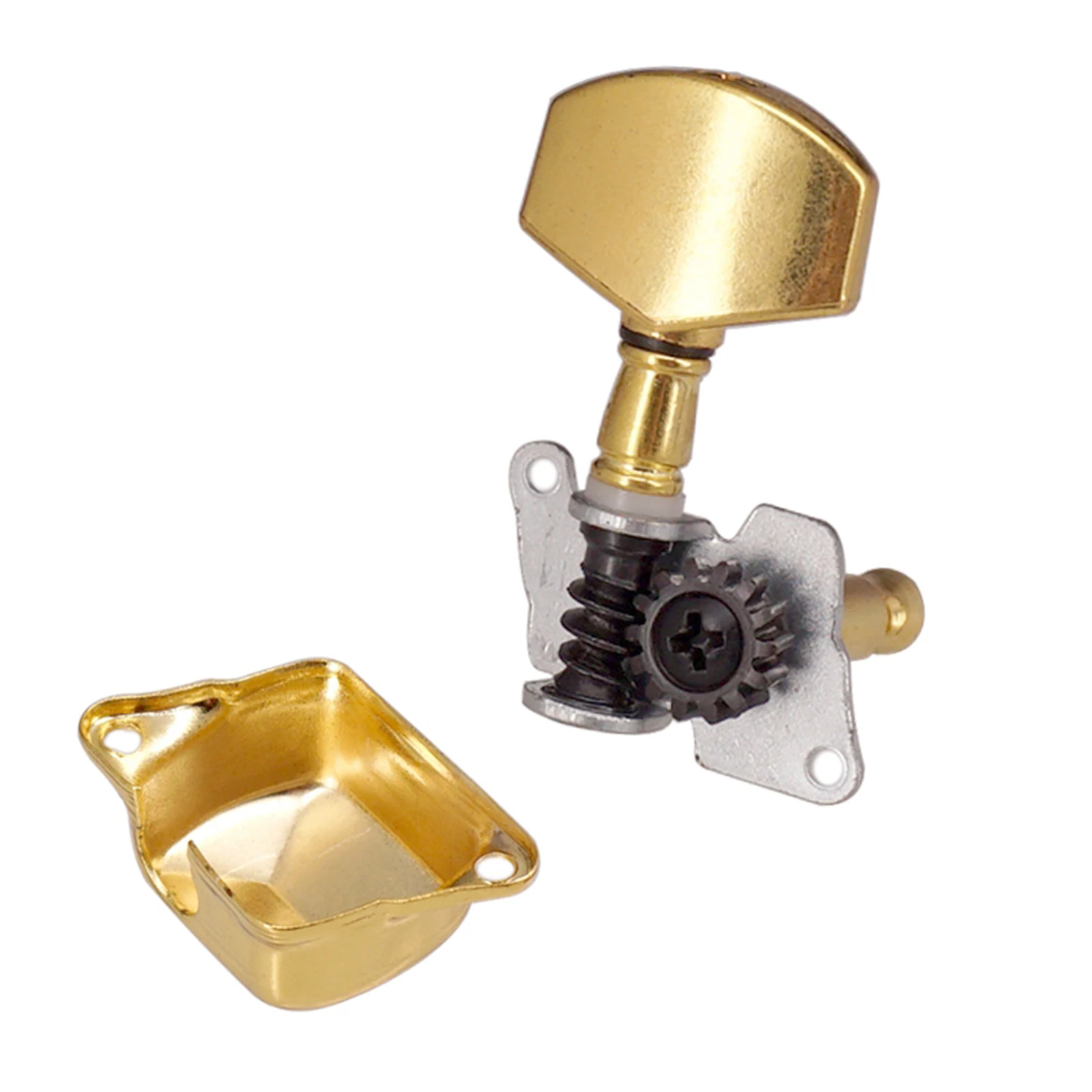 

6x Folk Guitar Tuning Pegs Machine Heads String Gold Keys Tuners Set Accessories
