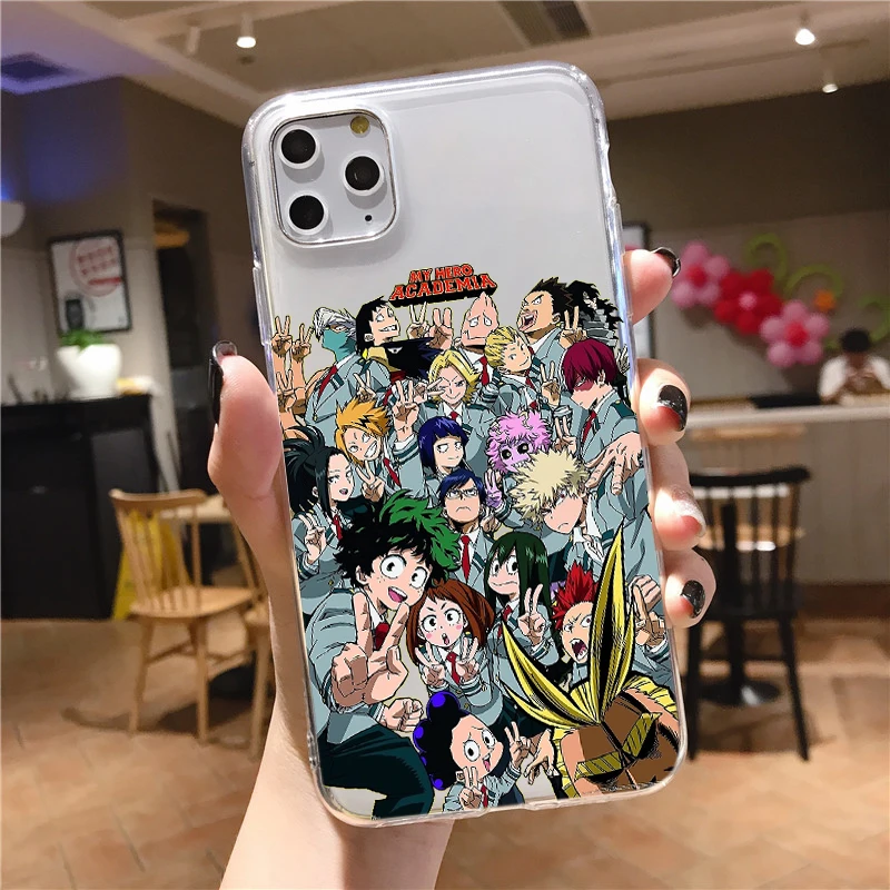 Чехол с аниме Моя геройская Академия deku bakugou Boku no Hero Академия для iphone 11 12 13 14 Pro Mini 8 7 6 Plus XS MAX XR Fundas Coque (art.: 3a3729ff17e) - 3a3729ff17e