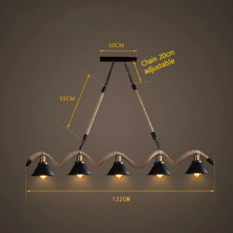 Лофт промышленная ветровая люстра бар в американском стиле магазин одежды для