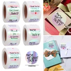 500 шт.рулон, голографические наклейки-этикетки