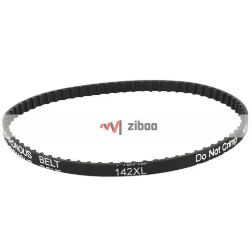 

142XL 025 71Teeth 5.08mm Pitch 6.4mm Wide Black Industrial Timing Belt 360.68mm