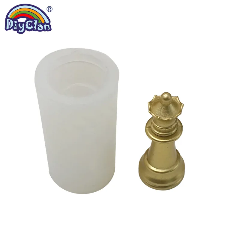 

1 PC Chess Crystal Epoxy Silicone Mold DIY Handmade Chocolate Mousse Cake Mold Aromatherapy Plaster Candle Bakeware