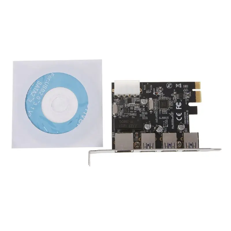 1000M Gigabit Ethernet Сетевая карта PCI E мульти I/O контроллер USB 3 0 порта|Платы расширения| |