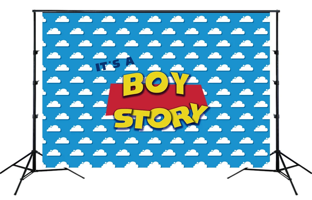 Это мальчик фон голубое белое небо облака дети 1 й день рождения торт стол