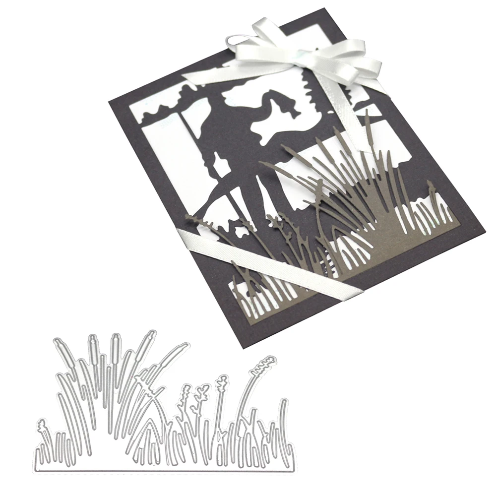 Трава металлические Вырубные штампы для скрапбукинга сделай сам альбом бумажные