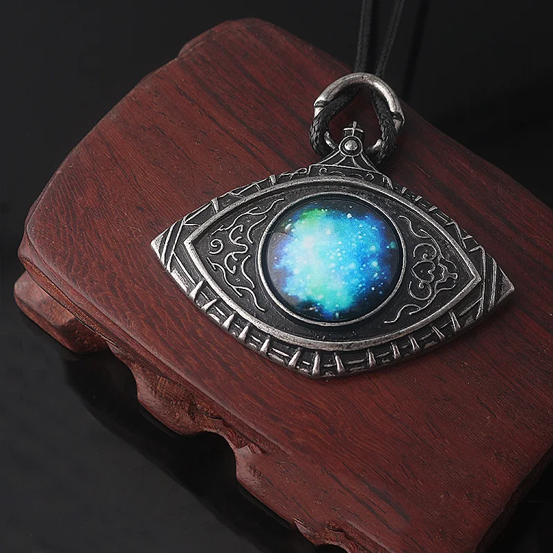 MIDY Game rodborne Cosmic Eye ожерелья ворона Охотник на колесо ожерелье с кулоном значком для