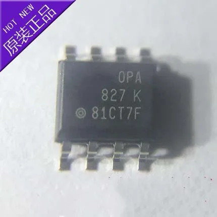 1 шт./партия OPA827AIDR OPA827AID OPA827 лапками углублением SOP-8 OPAMP JFET 22 МГц на складе