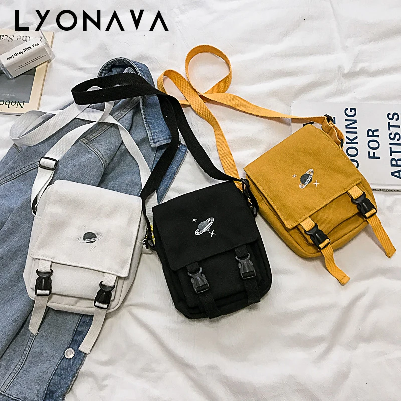 Женские холщовые сумки через плечо новинка 2019 модные унисекс с вышивкой плечо| |