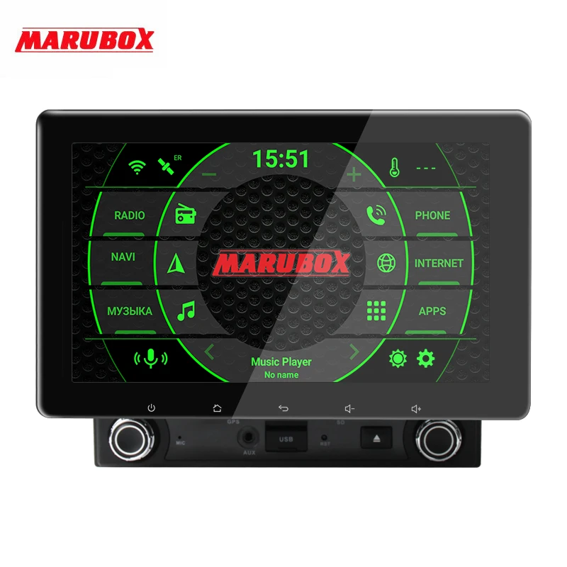 MARUBOX головное устройство универсальное 2 Din 8 ядер Android 9 0 4 Гб ОЗУ 64 ГБ GPS навигация