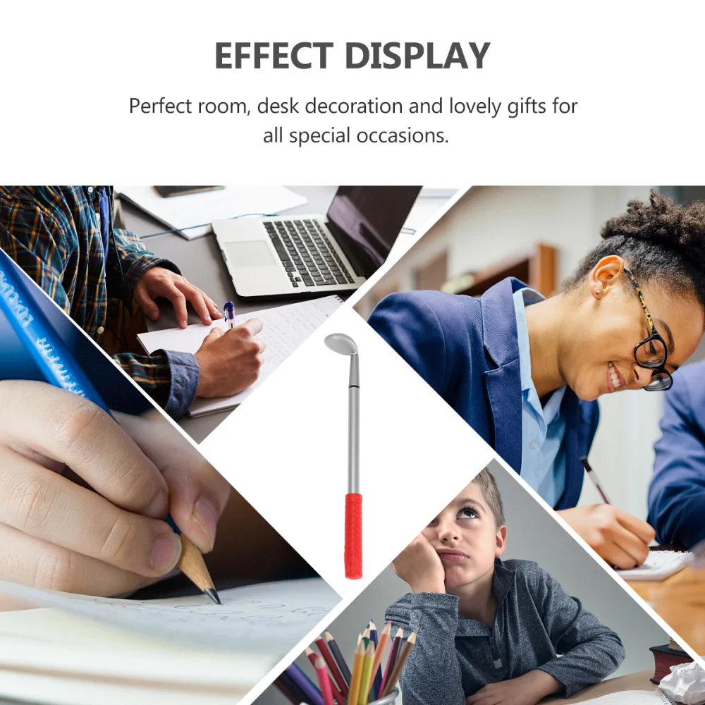 

4 Pcs Wooden Club Pen Mini Club Pen Metal Club Pen