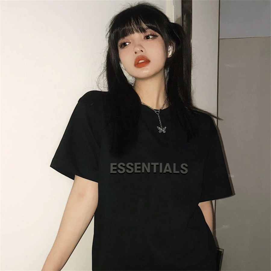 

Oversize Essentials T-Shirt Men and Women Essentials Loose Quality T -Shirts Summer Hip-Hop Movement Cotton T Shirts