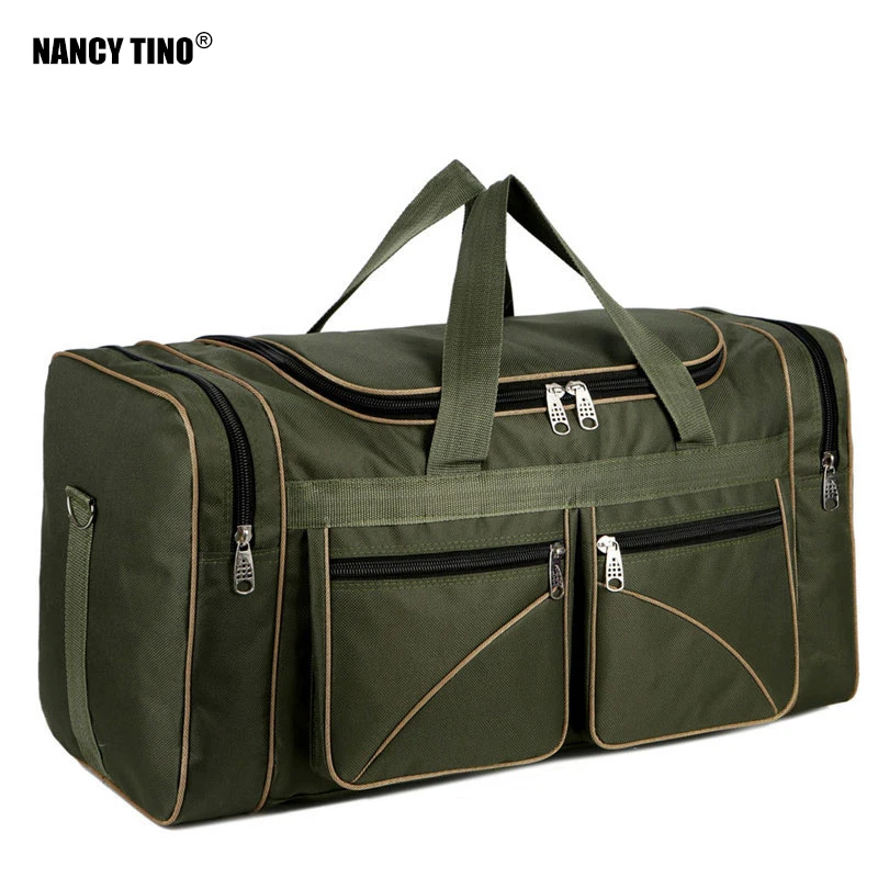 NANCY TINO Nylon Luggage Gym Bags Outdoor Bag Large Traveling Tas for Women Men Travel Duffle Sac De Sport Handbags Trip Duffel