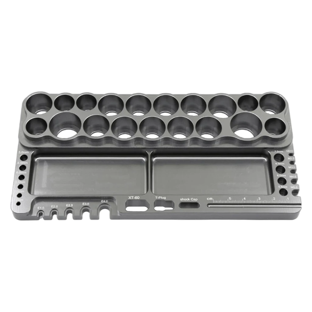 

Alloy RC Repair Tools Holder Screwdriver Organizer Base for RC Boats Models