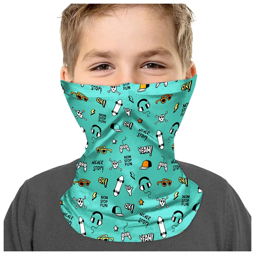 Детская защищенная от брызг Защита УФ излучения защита для лица бандана улицы