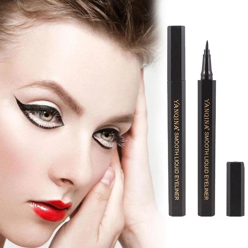 

WOMEN Fashion Hot Liquid Eye Liner Pen Pencil Black Waterproof Eyeliner Makeup Beauty Cosmetic