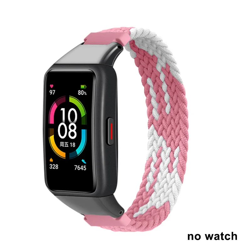 Ремешок нейлоновый для Huawei Honor Band 6 эластичный спортивный браслет смарт-часов |